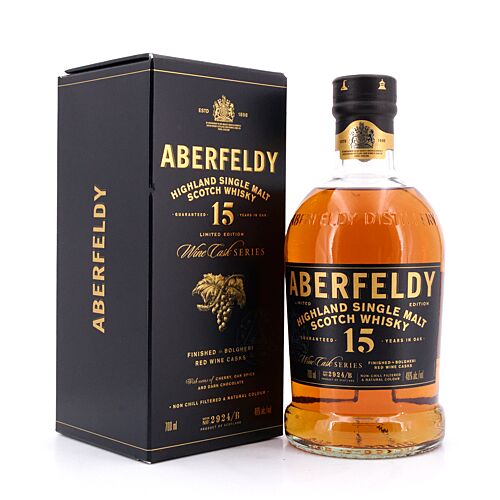 Aberfeldy 15 Jahre Bolgheri Red Wine Casks Finish  0,70 Liter/ 46.0% vol Produktbild