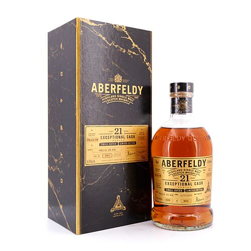 Aberfeldy 21 Jahre Exceptional Pauillac Redwine Cask  0,70 Liter/ 53.9% vol Produktbild