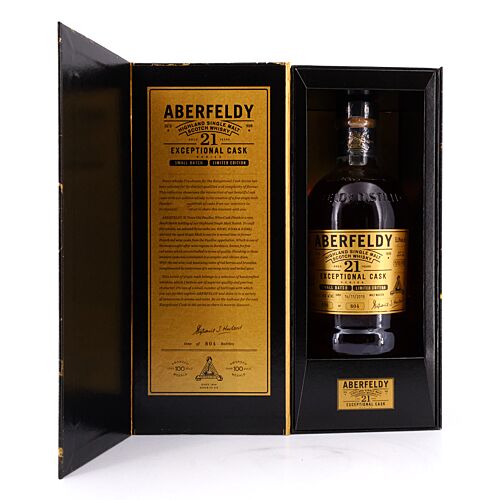 Aberfeldy 21 Jahre Exceptional Pauillac Redwine Cask  0,70 Liter/ 53.9% vol Produktbild