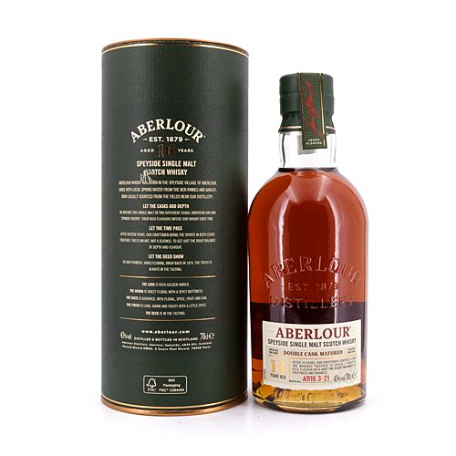 Aberlour 16 Jahre Double Cask 43% 0,70 Liter/ 43.0% vol Produktbild