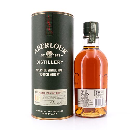 Aberlour 16 Jahre Double Cask Matured Lieferung aktuell verfügbares Batch 0,70 Liter/ 40.0% vol Produktbild