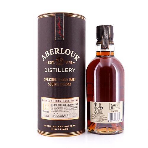 Aberlour 18 Jahre Double Sherry Cask Finish 0,70 Liter/ 43.0% vol Produktbild