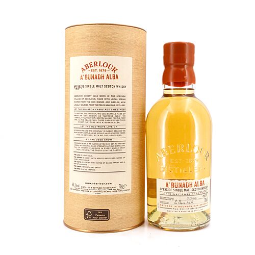 Aberlour a´bunadh Alba Batch 008 0,70 Liter/ 60.1% vol Produktbild