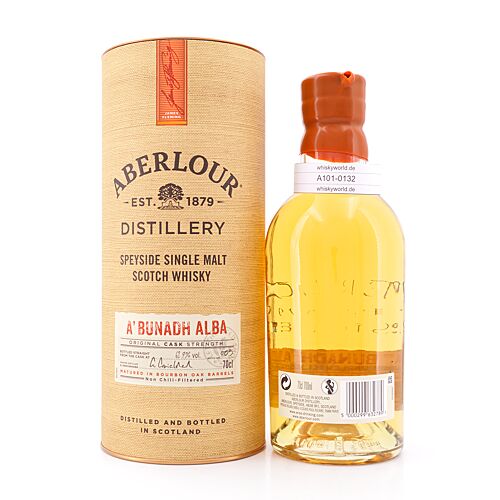 Aberlour a´bunadh Alba  0,70 Liter/ 62.7% vol Produktbild