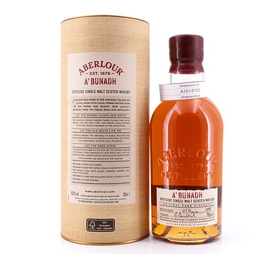 Aberlour a´bunadh Batch 77 0,70 Liter/ 60.8% vol Produktbild