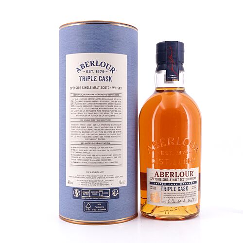 Aberlour Triple Cask American Oak Casks Sherry Oak Casks  0,70 Liter/ 40.0% vol Produktbild