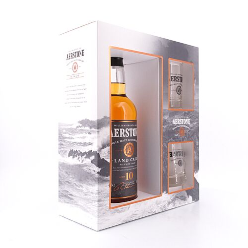 Aerstone 10 Jahre Land Cask Geschenkset inkl. 2 Gläser 0,70 Liter/ 40.0% vol Produktbild