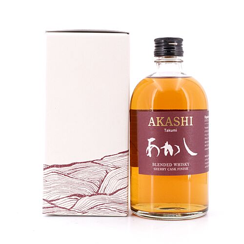 Akashi Takumi Sherry Cask Finish 0,50 Liter/ 40.0% vol Produktbild