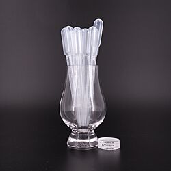 Alpha Laboratories Limited Pipette 10 Stück 3ml mit 1Stück Glencairn Nosing-Glas Produktbild