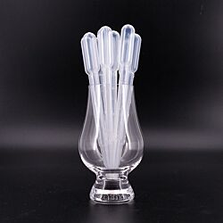 Alpha Laboratories Limited Pipette 10 Stück 3ml mit 1Stück Glencairn Nosing-Glas Produktbild
