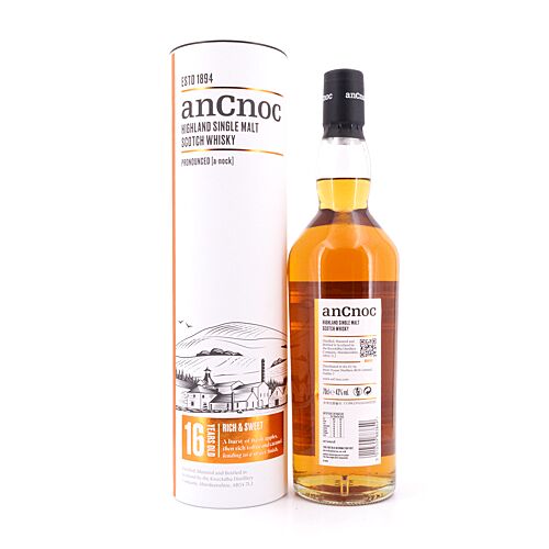 anCnoc 16 Jahre Rich & Sweet 0,70 Liter/ 46.0% vol Produktbild