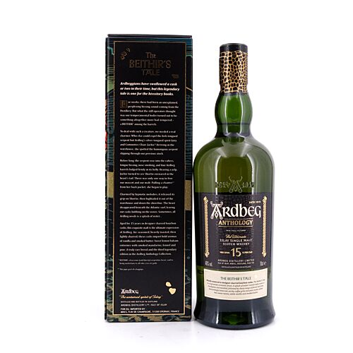 Ardbeg Anthology „The Beithir’s Tale“ 15 Jahre  0,70 Liter/ 46.0% vol Produktbild