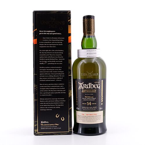 Ardbeg Anthology The Unicorn’s Tale 14 Jahre 0,70 Liter/ 46.0% vol Produktbild