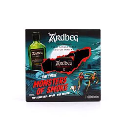 Ardbeg Monster of Smoke Ten, Wee Beastie & An Oa je 0,20l  Produktbild
