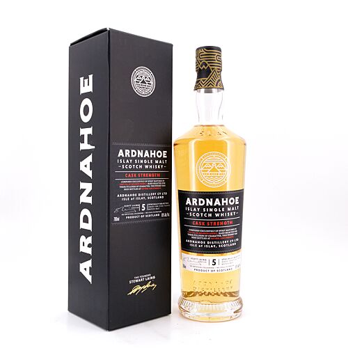 Ardnahoe Cask Strength Batch No. 2 2026 Matured in 1st Fill Ex Bourbon Barrels for 5 Years 0,70 Liter/ 61.0% vol Produktbild