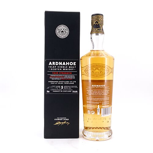 Ardnahoe Cask Strength Batch No. 2 2026 Matured in 1st Fill Ex Bourbon Barrels for 5 Years 0,70 Liter/ 61.0% vol Produktbild