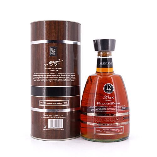 Arehucas Anejo Reserva 12 Jahre  0,70 Liter/ 40.0% vol Produktbild