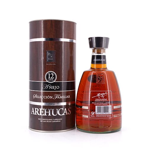 Arehucas Anejo Reserva 12 Jahre  0,70 Liter/ 40.0% vol Produktbild