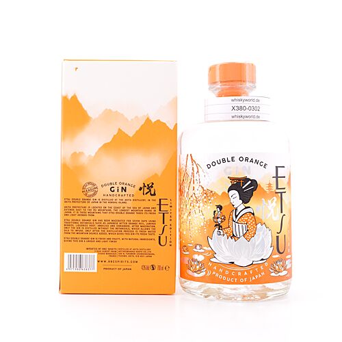 Asahikawa Distillery Etsu Double Orange Gin  0,70 Liter/ 43.0% vol Produktbild