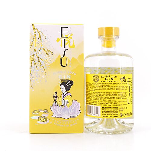 Asahikawa Distillery Etsu Double Yuzu Gin  0,70 Liter/ 43.0% vol Produktbild
