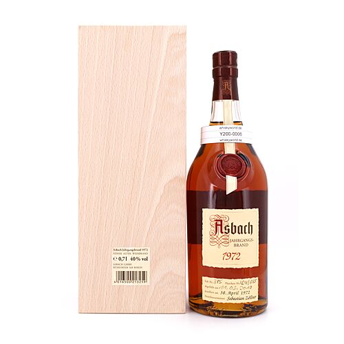 Asbach Jahrgang 1972  0,70 Liter/ 40.0% vol Produktbild
