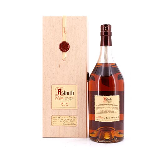 Asbach Jahrgang 1972  0,70 Liter/ 40.0% vol Produktbild