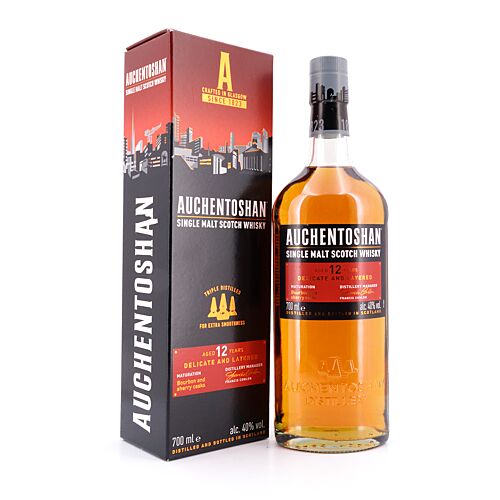 Auchentoshan 12 Jahre Delicate and Layered 0,70 Liter/ 40.0% vol Produktbild