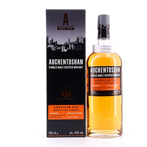 Auchentoshan American Oak Smoot and Vibrant 0,70 Liter/ 40.0% vol Produktbild