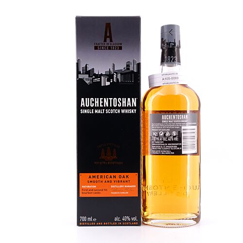 Auchentoshan American Oak Smoot and Vibrant 0,70 Liter/ 40.0% vol Produktbild