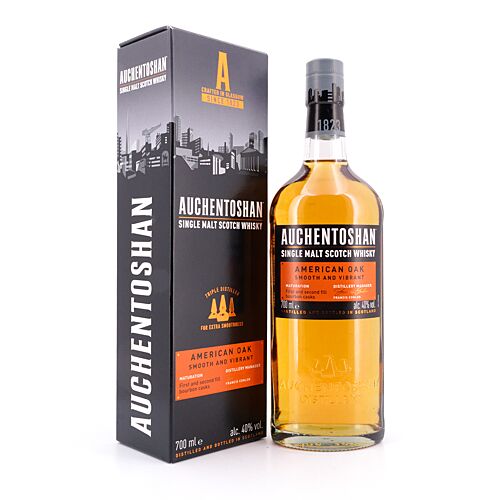 Auchentoshan American Oak Smoot and Vibrant 0,70 Liter/ 40.0% vol Produktbild