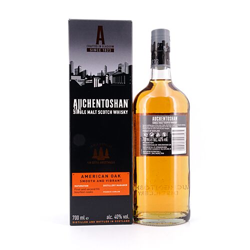 Auchentoshan American Oak Smoot and Vibrant 0,70 Liter/ 40.0% vol Produktbild