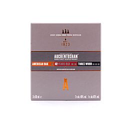 Auchentoshan Collection II  American Oak, 12 Jahre, Three Wood Miniaturen je 0,05l Produktbild