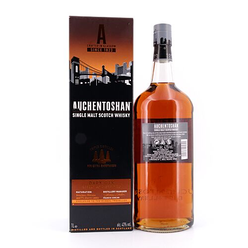 Auchentoshan Dark Oak Literflasche 1 Liter/ 43.0% vol Produktbild