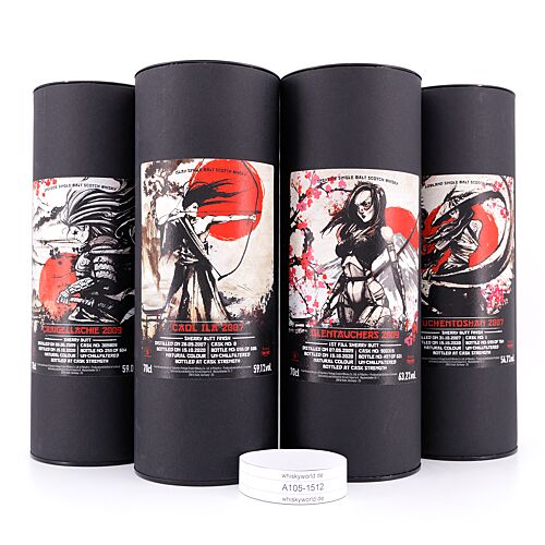 Signatory Samurai Single Malt Cask Edition I Auchentoshan; Caol Ila; Craigellachie & Glentauchers 2,80 Liter/ 59.0% vol Produktbild