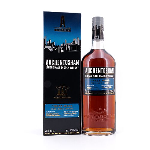 Auchentoshan Three Wood  0,70 Liter/ 43.0% vol Produktbild