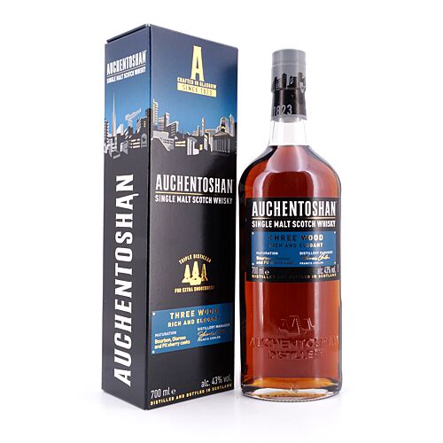 Auchentoshan Three Wood  0,70 Liter/ 43.0% vol Produktbild