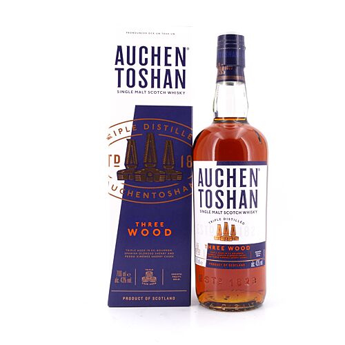 Auchentoshan Three Wood  0,70 Liter/ 43.0% vol Produktbild