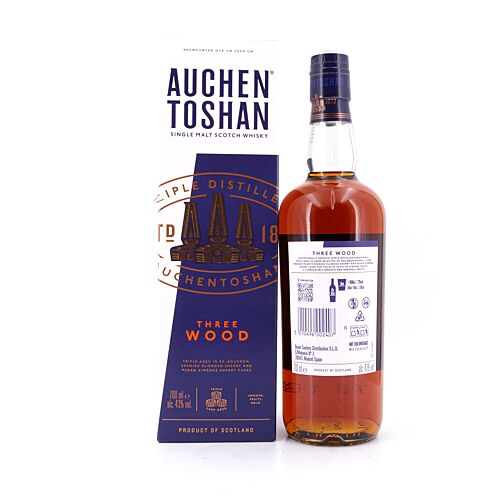 Auchentoshan Three Wood  0,70 Liter/ 43.0% vol Produktbild