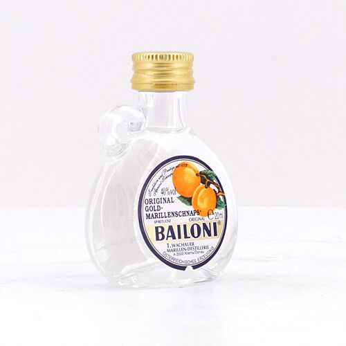 Bailoni Gold-Marillenschnaps  0,020 Liter/ 40.0% vol Produktbild