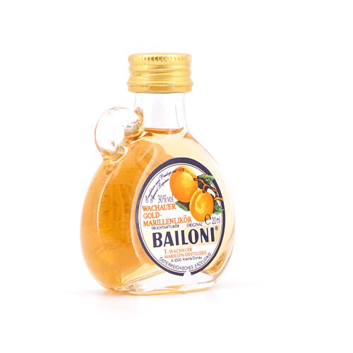 Bailoni Wachauer Gold-Marillenlikör  0,020 Liter/ 30.0% vol Produktbild