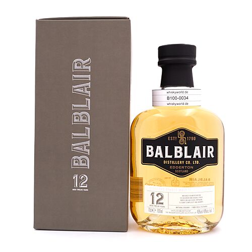 Balblair 12 Jahre  0,70 Liter/ 46.0% vol Produktbild