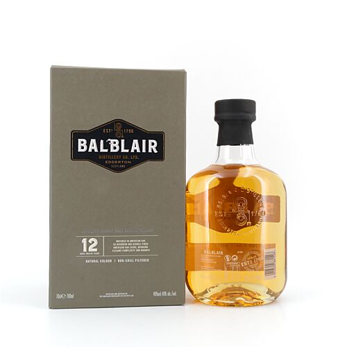 Balblair 12 Jahre  0,70 Liter/ 46.0% vol Produktbild