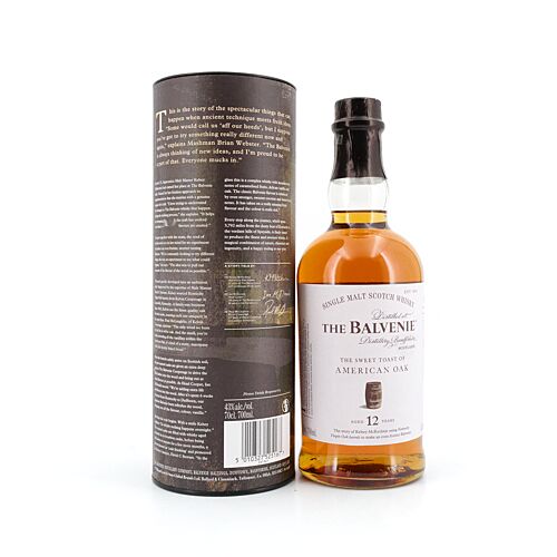 Balvenie 12 Jahre American Oak  0,70 Liter/ 43.0% vol Produktbild