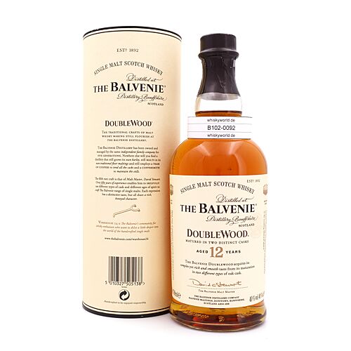 Balvenie 12 Jahre Double Wood Sherry Oak finish  0,70 Liter/ 40.0% vol Produktbild
