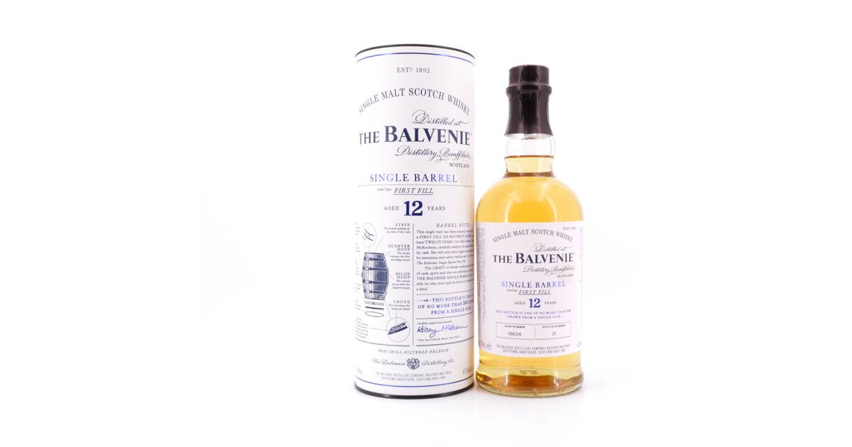 Balvenie 12 Jahre First Fill Single Barrel 0,70 Liter/ 47.8% vol