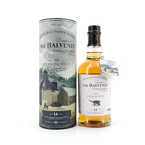 Balvenie 14 Jahre The Week of Peat  0,70 Liter/ 48.3% vol Produktbild