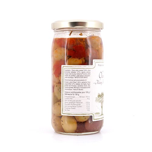 Beauharnais-CARLANT Olives -Mèlange Provencal- Oliven-Mischung nach provenzalischer Art 350g 200 Gramm Abtropfgewicht Produktbild