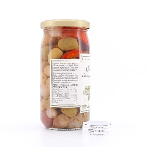 Beauharnais-CARLANT Olives -Mèlange Provencal- Oliven-Mischung nach provenzalischer Art 350 Gramm Produktbild