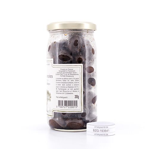Beauharnais-CARLANT Olives noires -Picholines- Schwarze Oliven 200 Gramm Produktbild