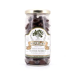 Beauharnais-CARLANT Olives Noires Soulas Picholines du Gard Schwarze Oliven Produktbild